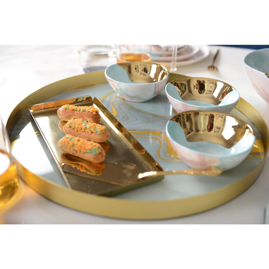 Gehamerd rechthoekige lade Dore 25.5x11.5x1.25cm