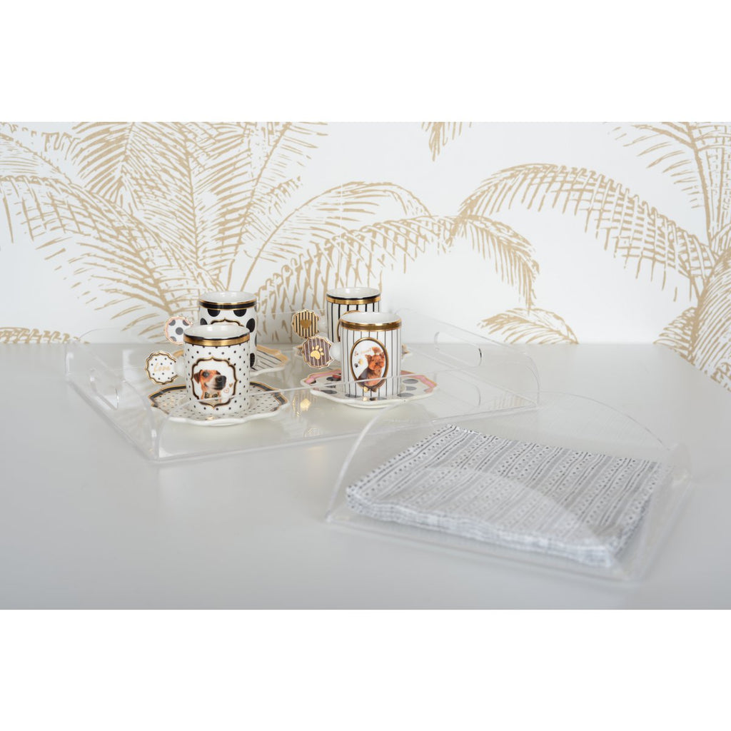 Acryl -handdoekhouder 19.1x19.1x5cm