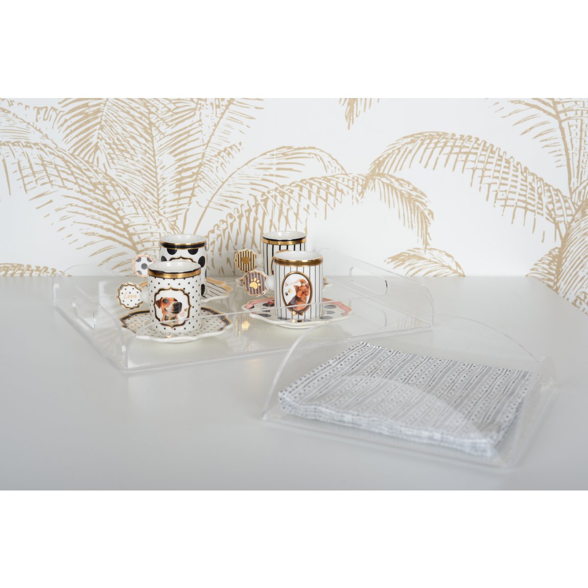 Acryl -handdoekhouder 19.1x19.1x5cm