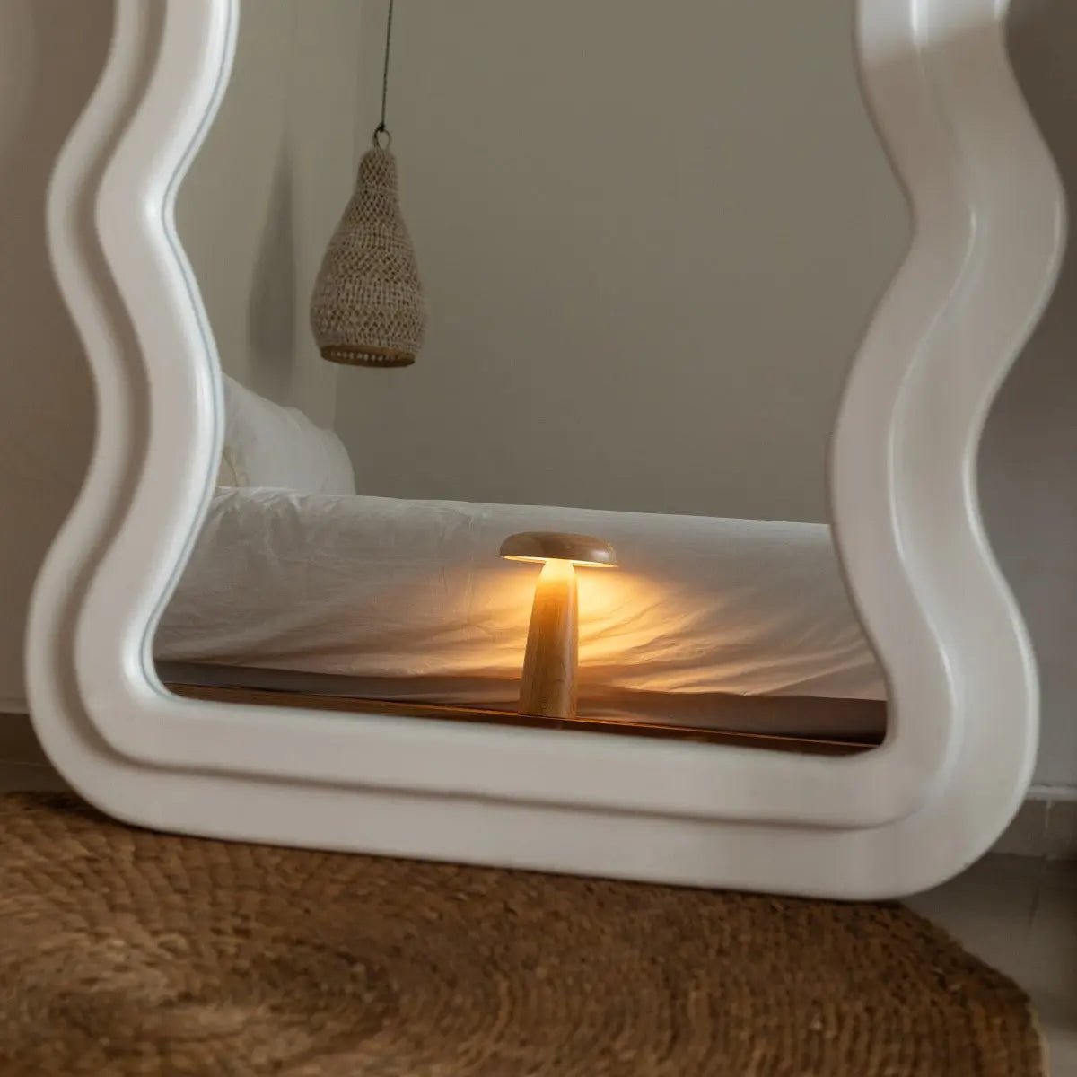 Lennart Houten Tafellamp – Oplaadbare, dimbare en draadloze verlichting