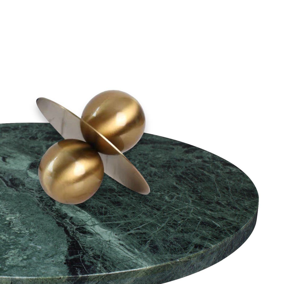 Moderne en eenvoudige metalen bolvormige ornamenten voor huis en woonkamer.Afmetingen: 20cm*20cm