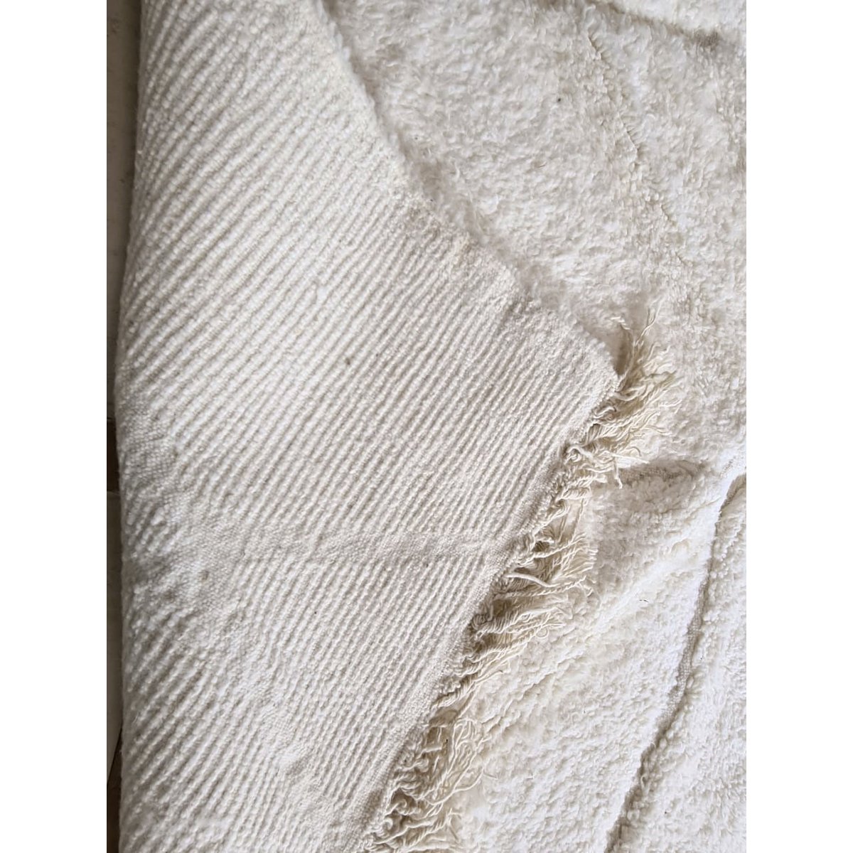 Berber vloerkleed Beni Ouarain zuivere wol 105 x 205 cm