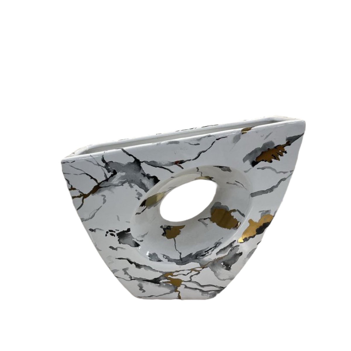 Moderne Keramieken Overdekte Vaas (klein)