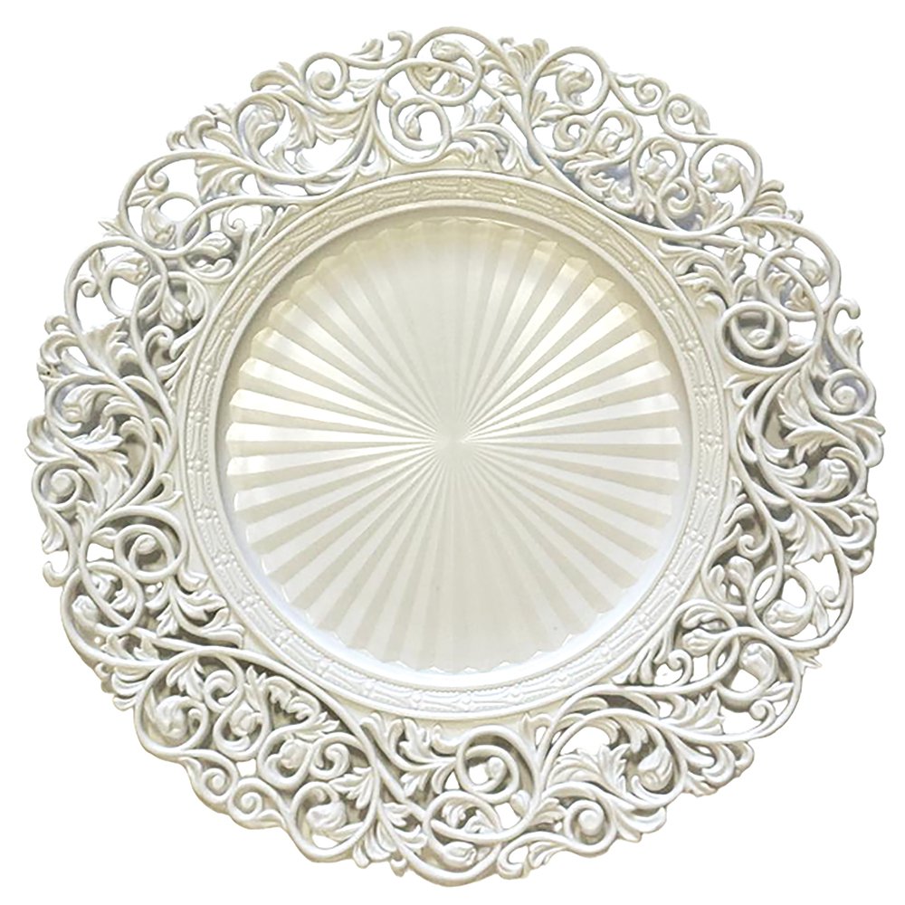 WITTE BAROKKE BORDONDERZETTER