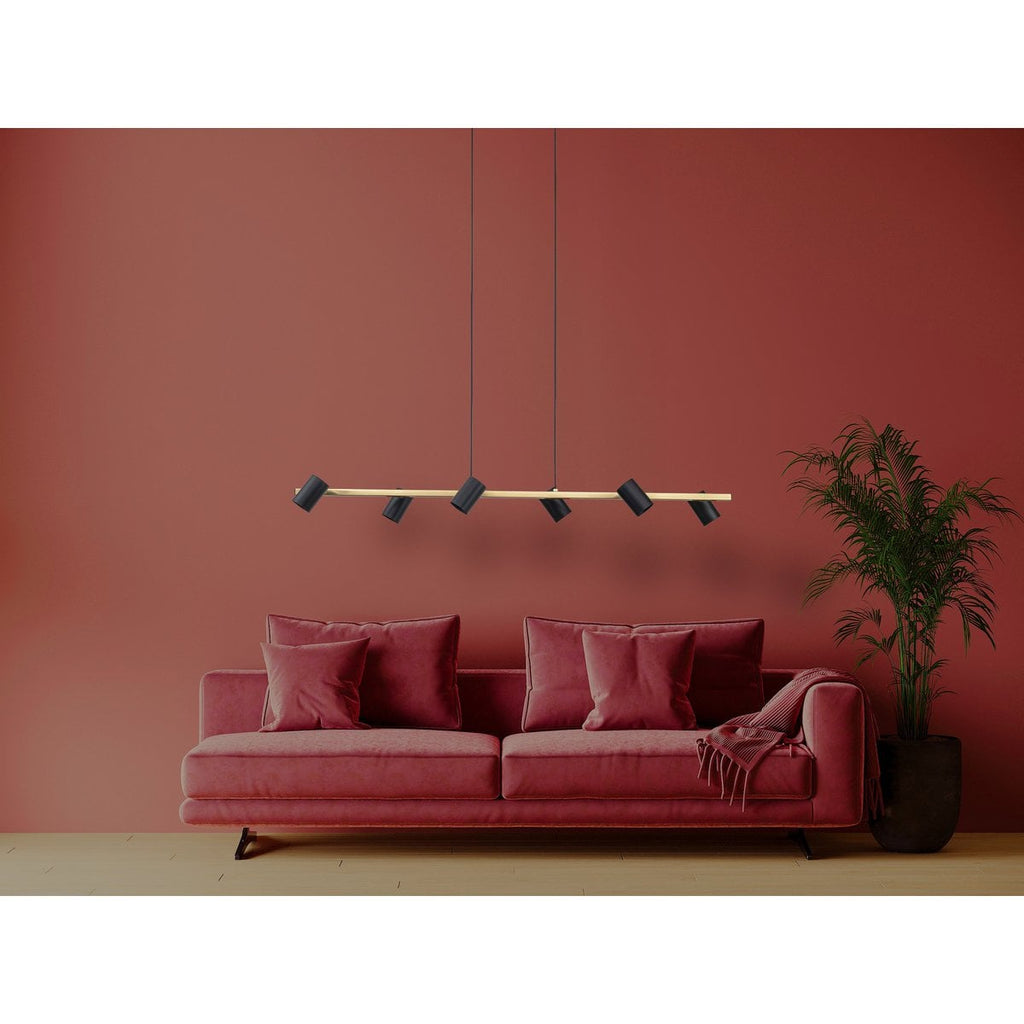 Liv · Messing hanglamp — zwart
