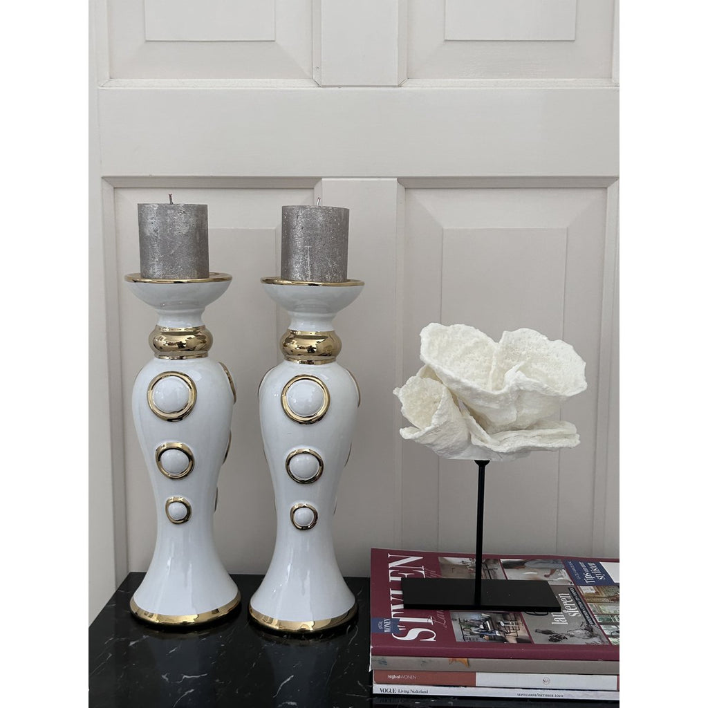 Set van 2 stuks cirkelkaarshouder Maat: H:34cm B:11cm