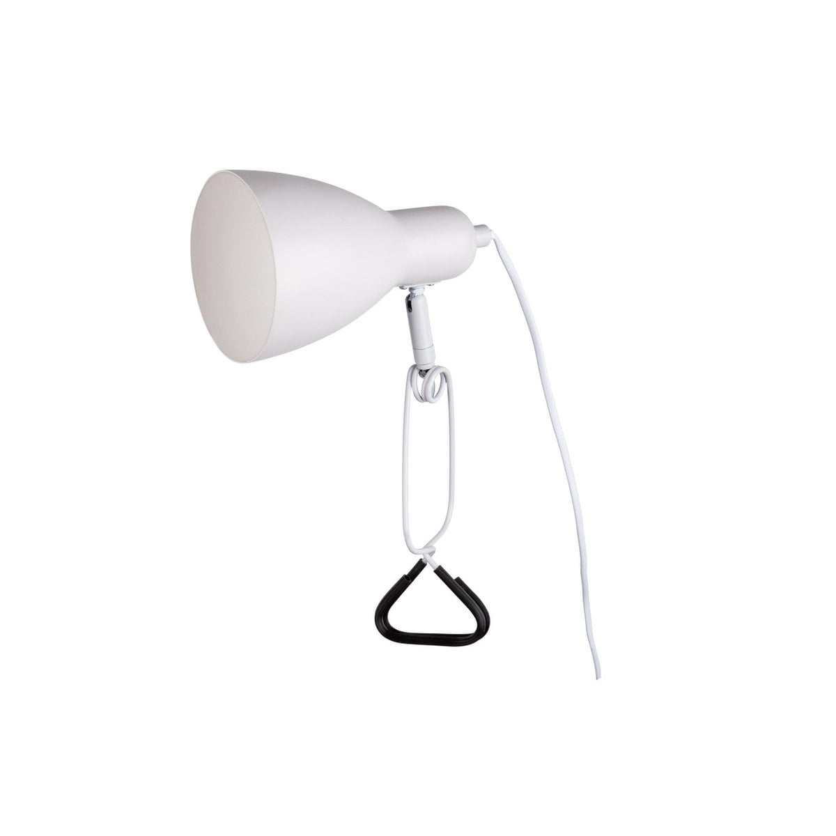 Liv · LED-klemtafellamp — 28cm wit