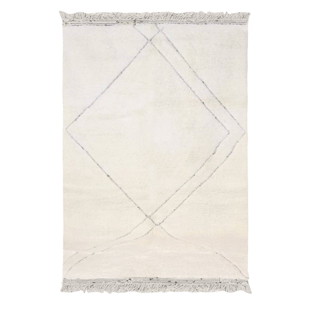 Authentiek Berber vloerkleed van Taza wol 200 x 300 cm