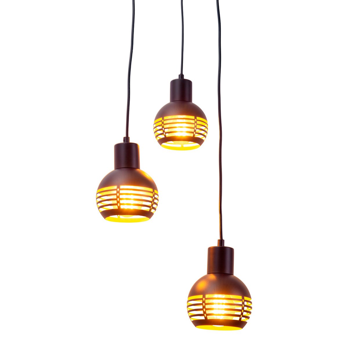 Liv · Houten hanglamp — zwart