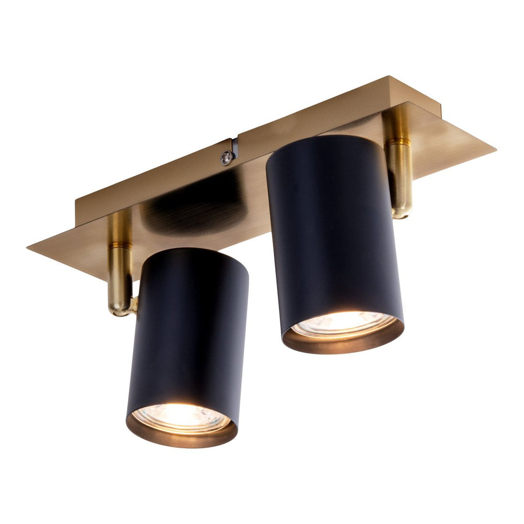 Liv · Messing plafondlamp — zwart