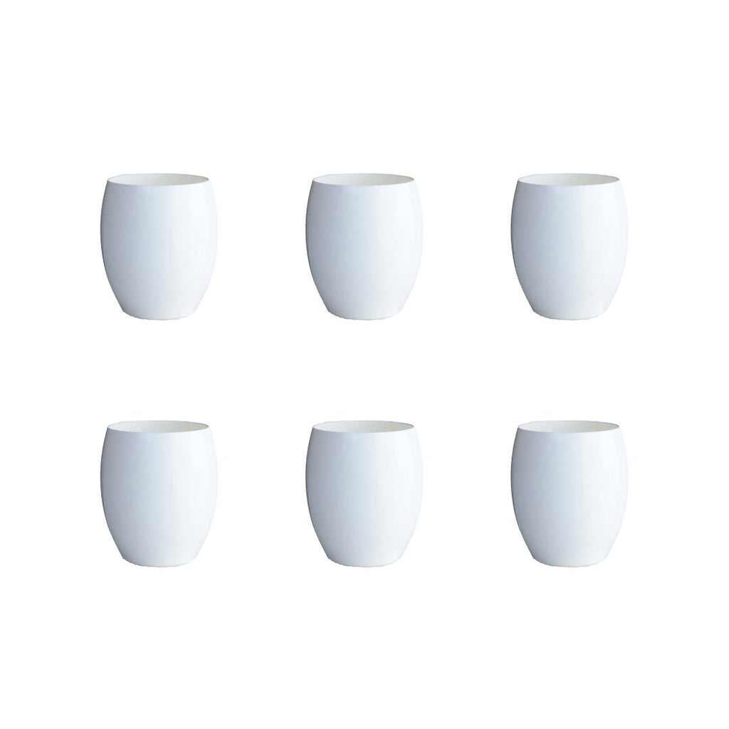 Acryl witte basknuffels - veel van 6