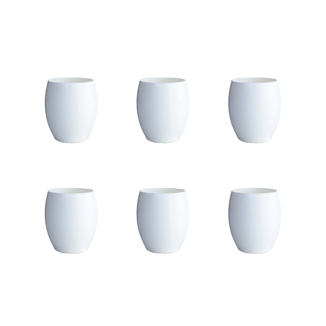 Acryl witte basknuffels - veel van 6