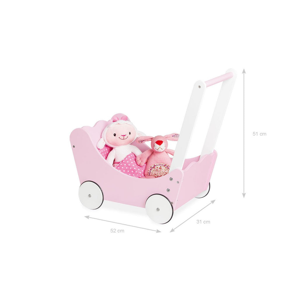 Dolls Pram "Jasmine", 4 delen