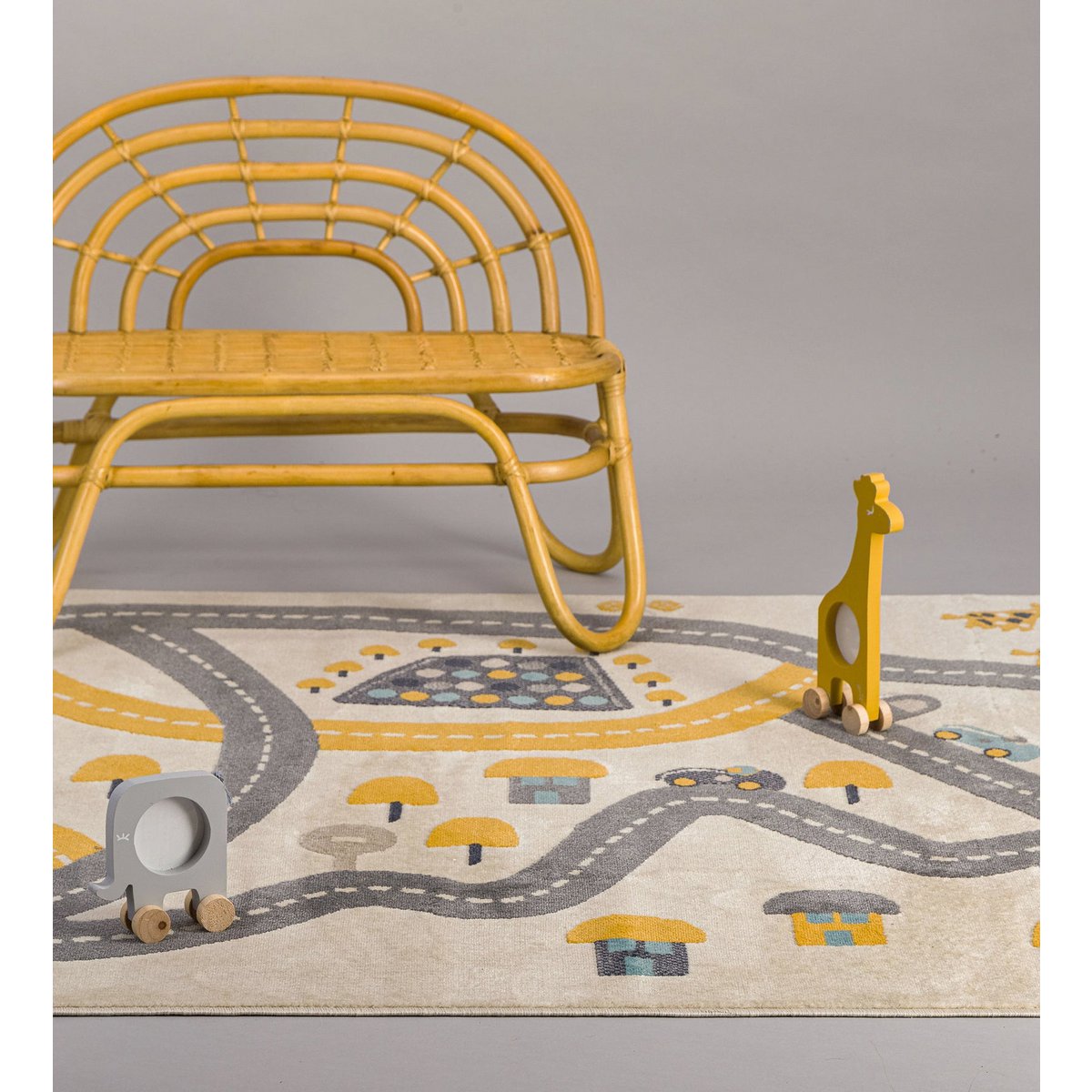 Kind tapijt met zacht -soft haarcircuit