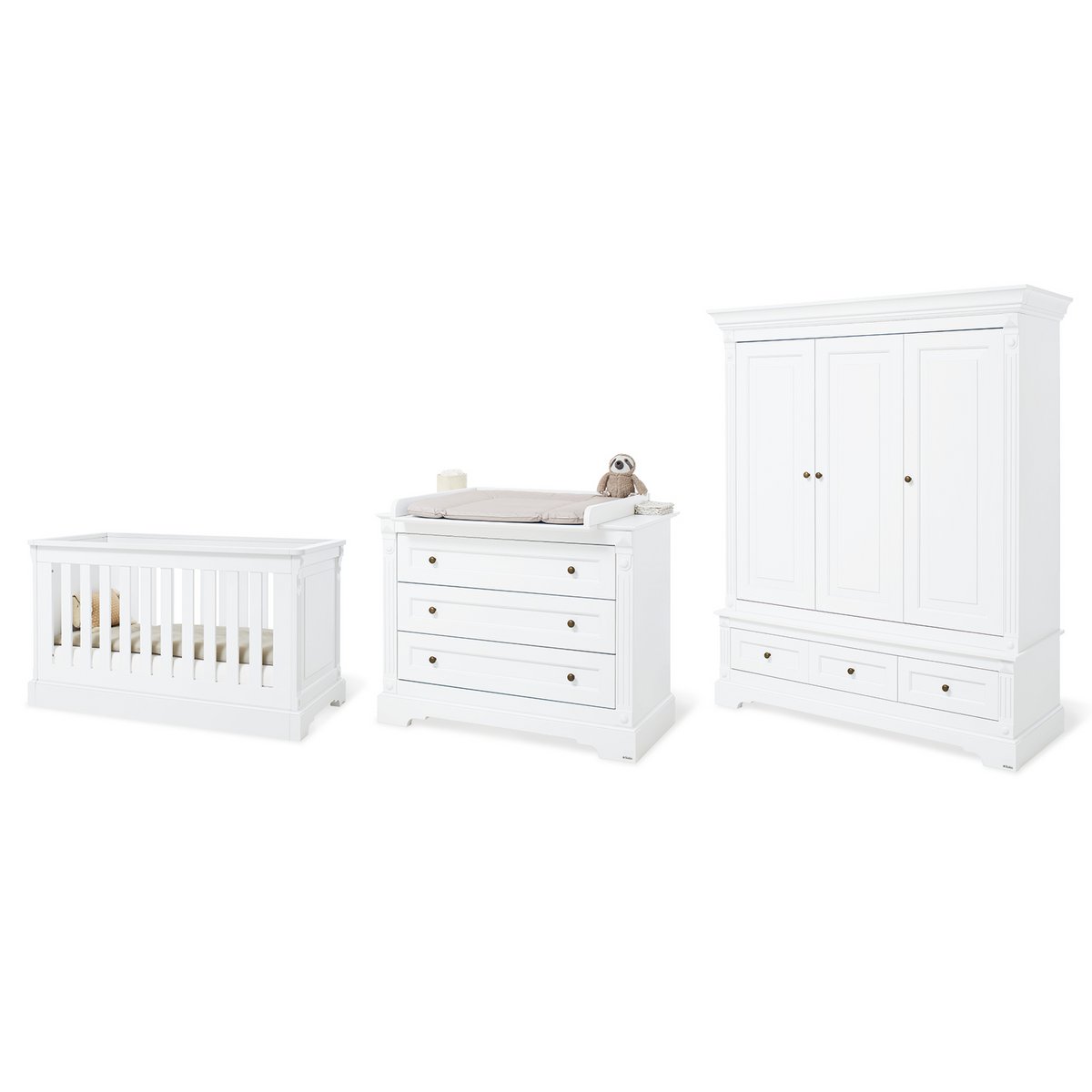 Kinderkamer "Emilia" brede grote, 3 delen