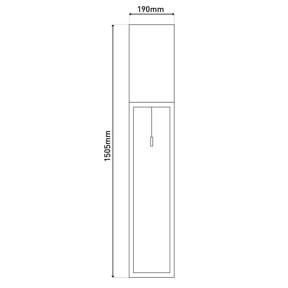 Liv · Vloerlamp — chroom