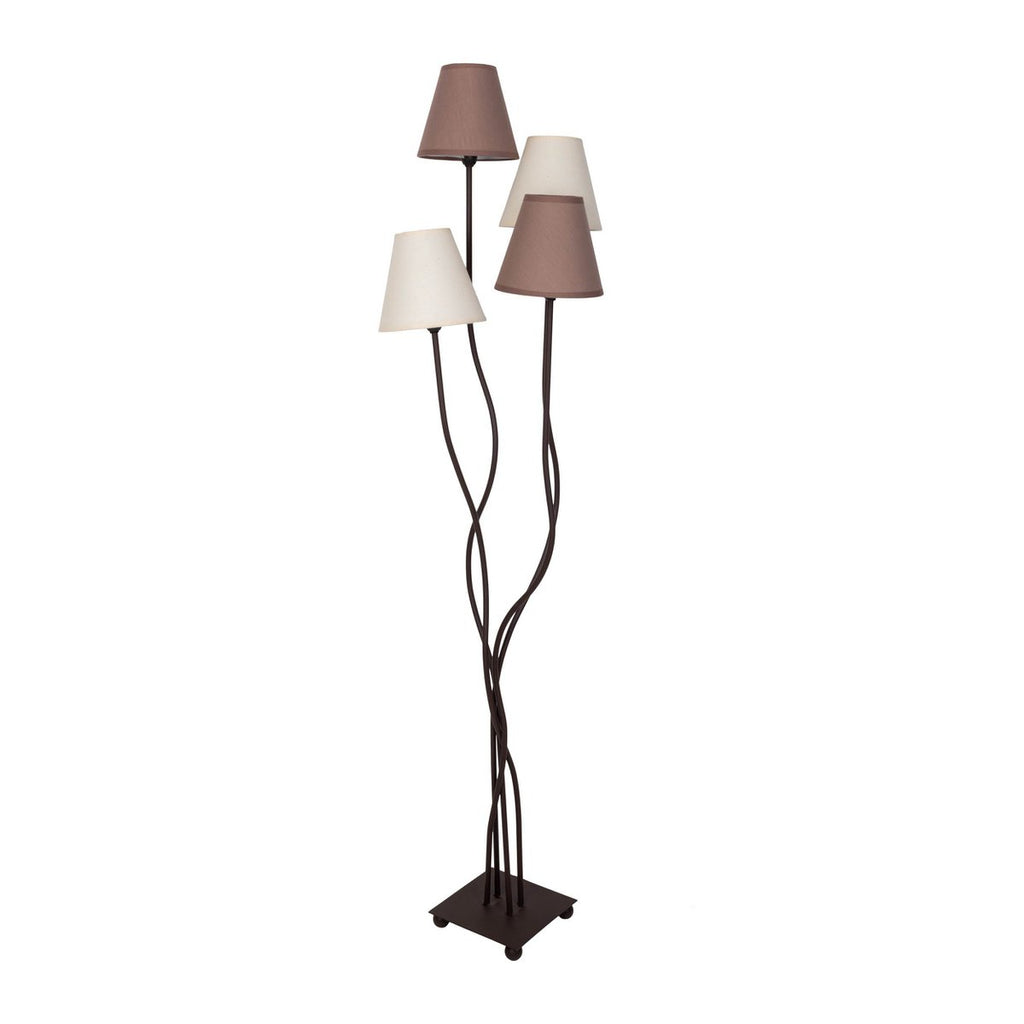 Liv · Vloerlamp met textielen kap — naturel