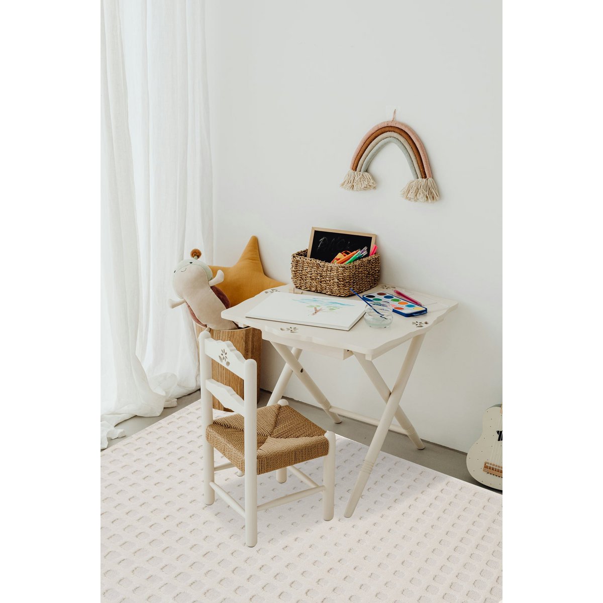 Zacht en elegant pixelontlast tapijt