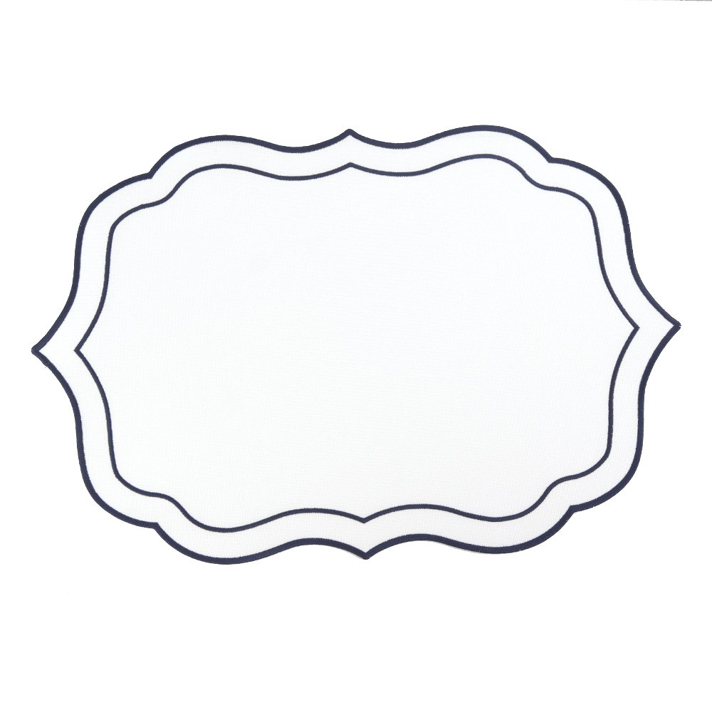 Witte en blauwe plaat onder