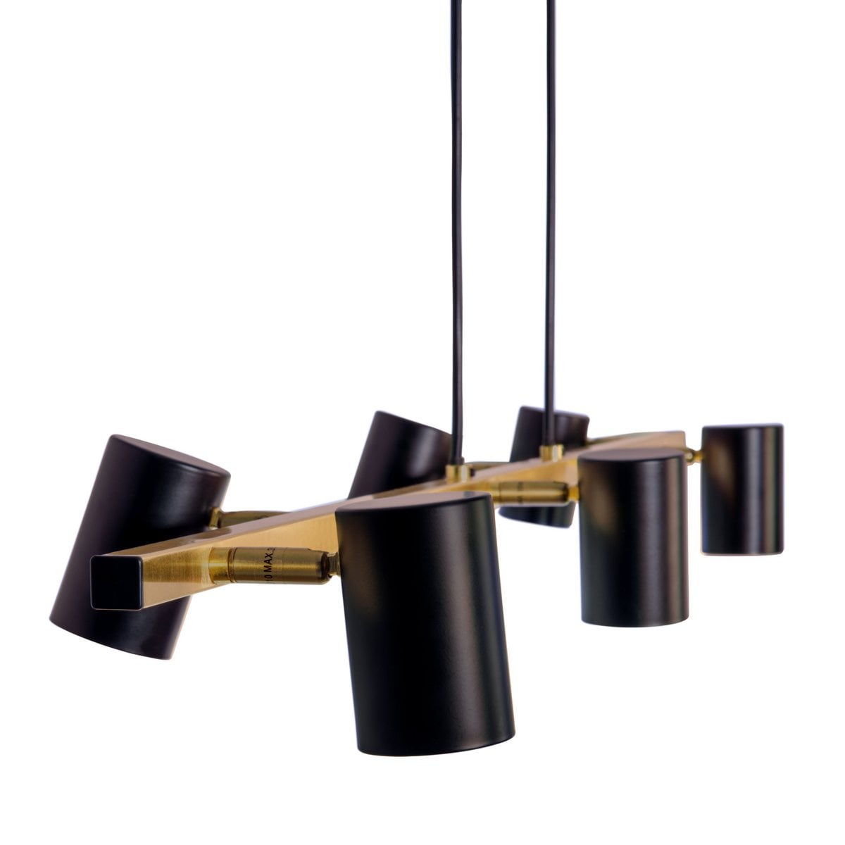 Liv · Messing hanglamp — zwart