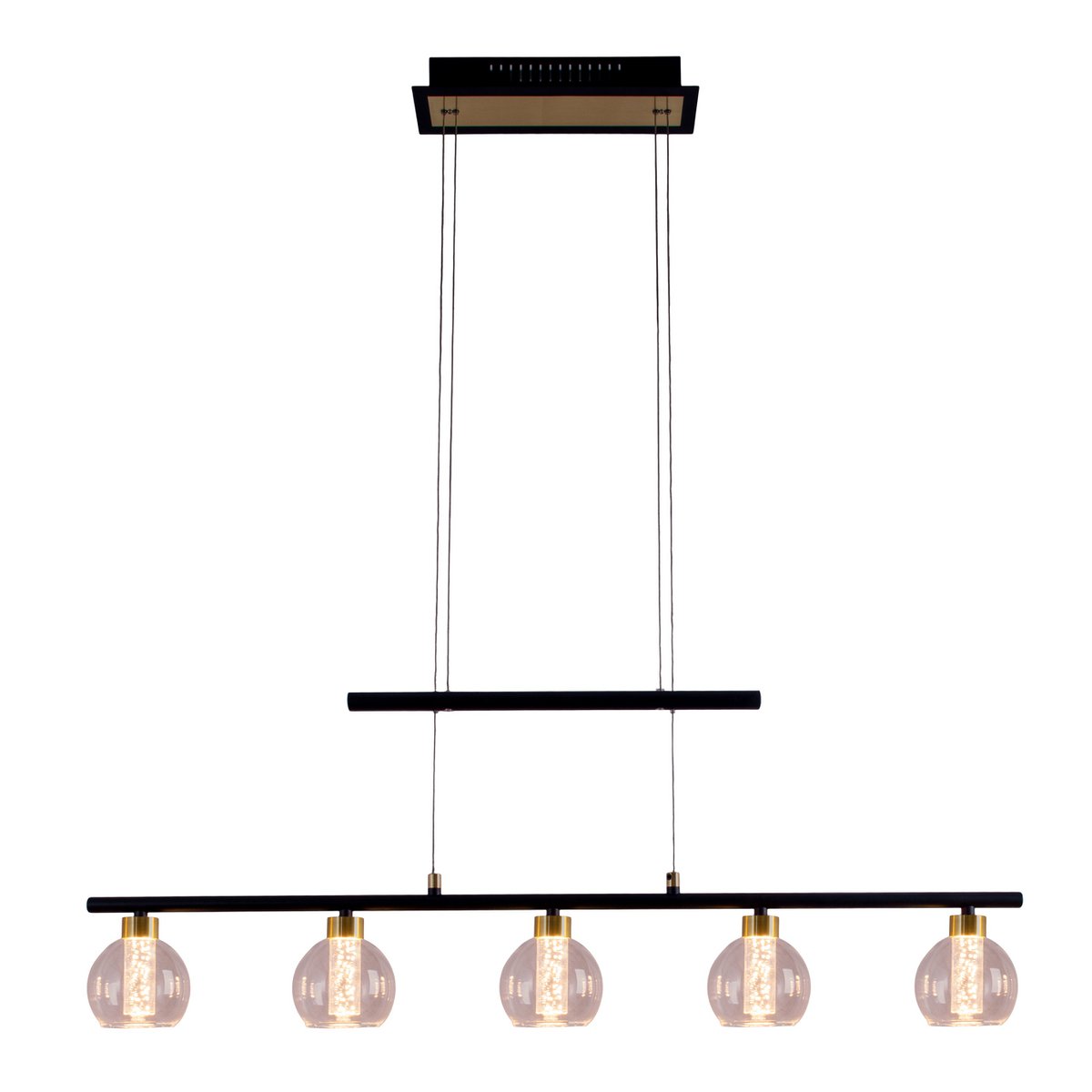 Liv · Messing hanglamp — zwart