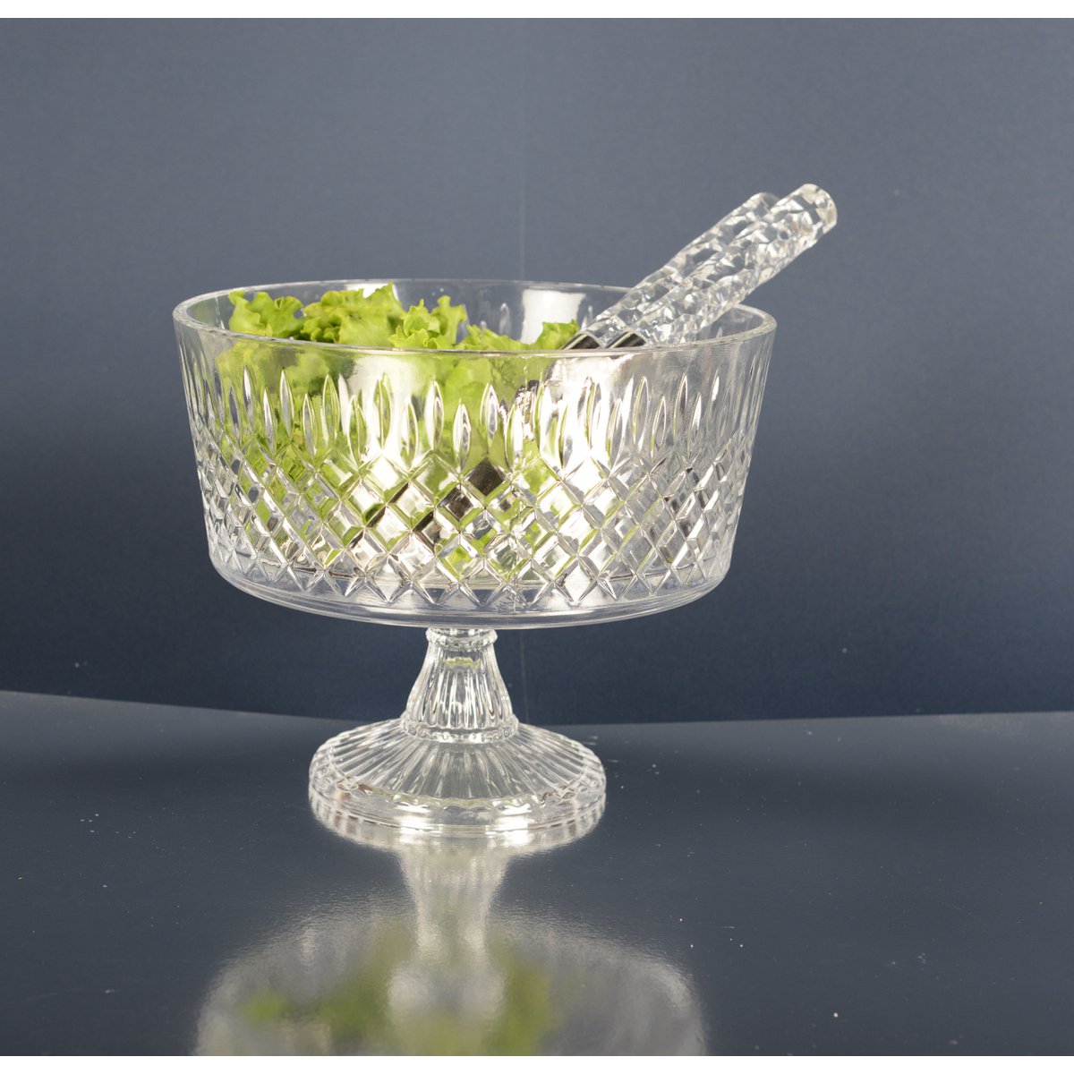 Hammered Silver Salad bestek