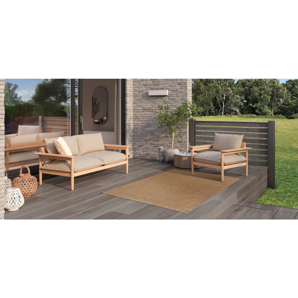 Pienza Outdoor Interior Design Tapijt