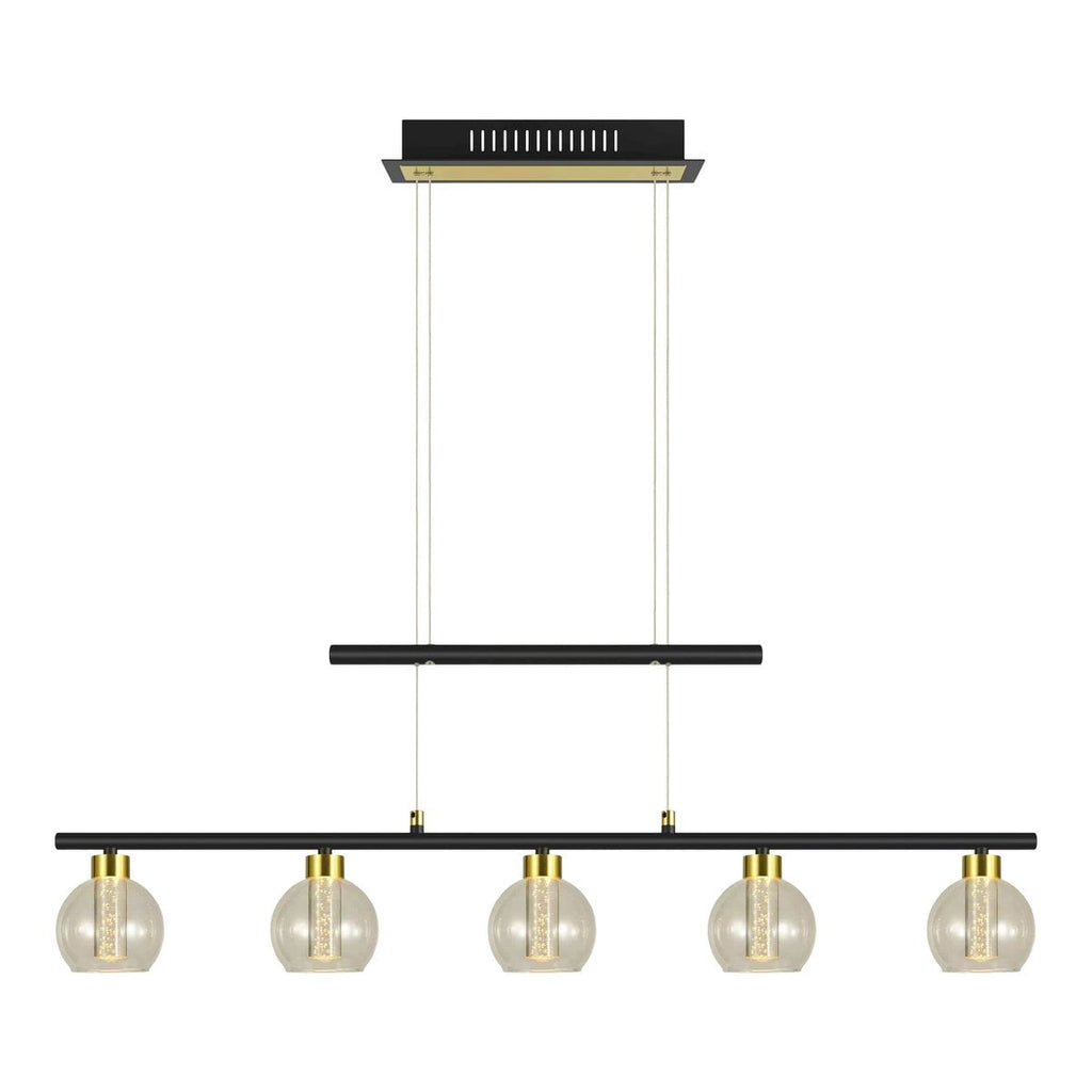 Liv · Messing hanglamp — zwart