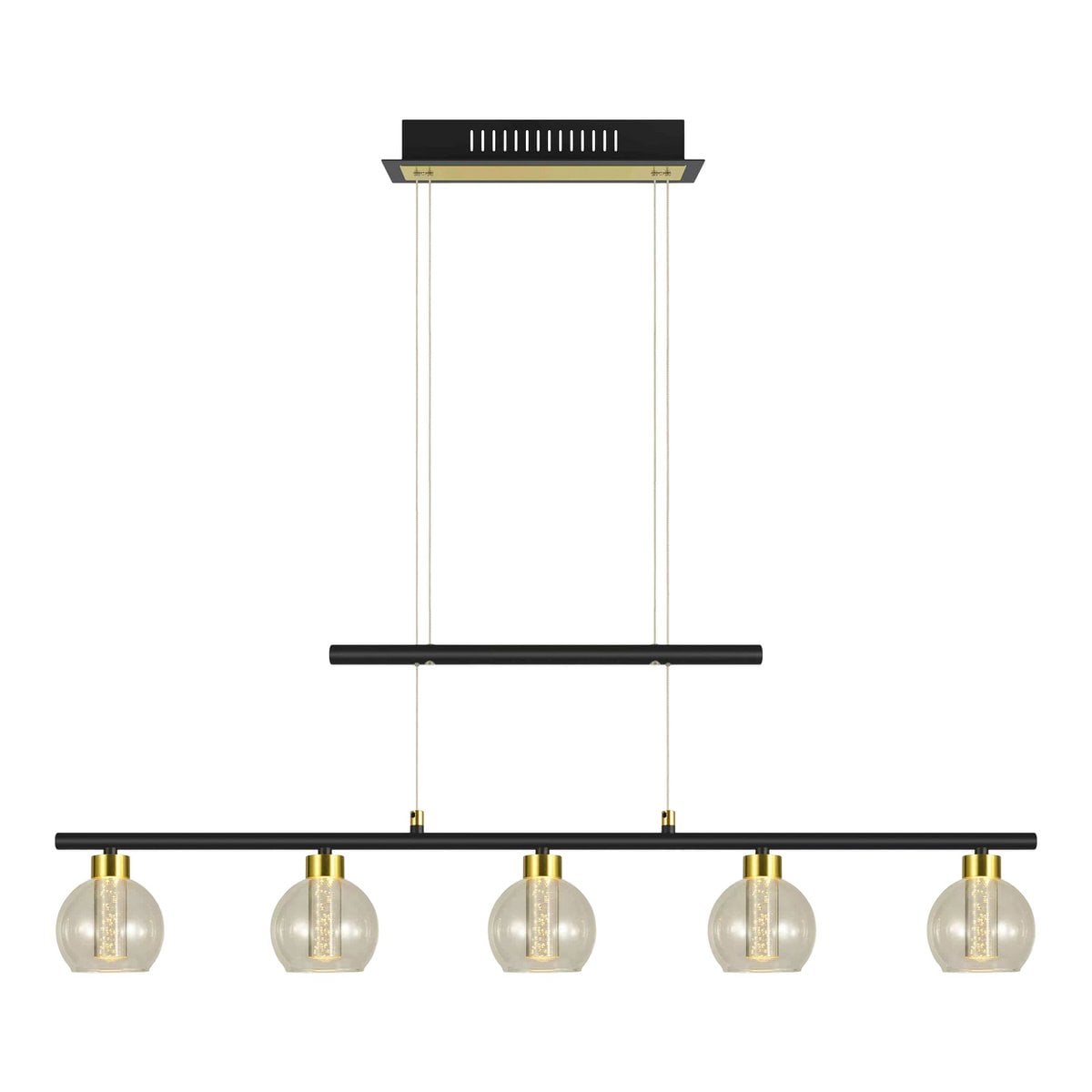Liv · Messing hanglamp — zwart