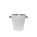 ECRU en gouden champagne -bucket 20.5x20.5x22cm