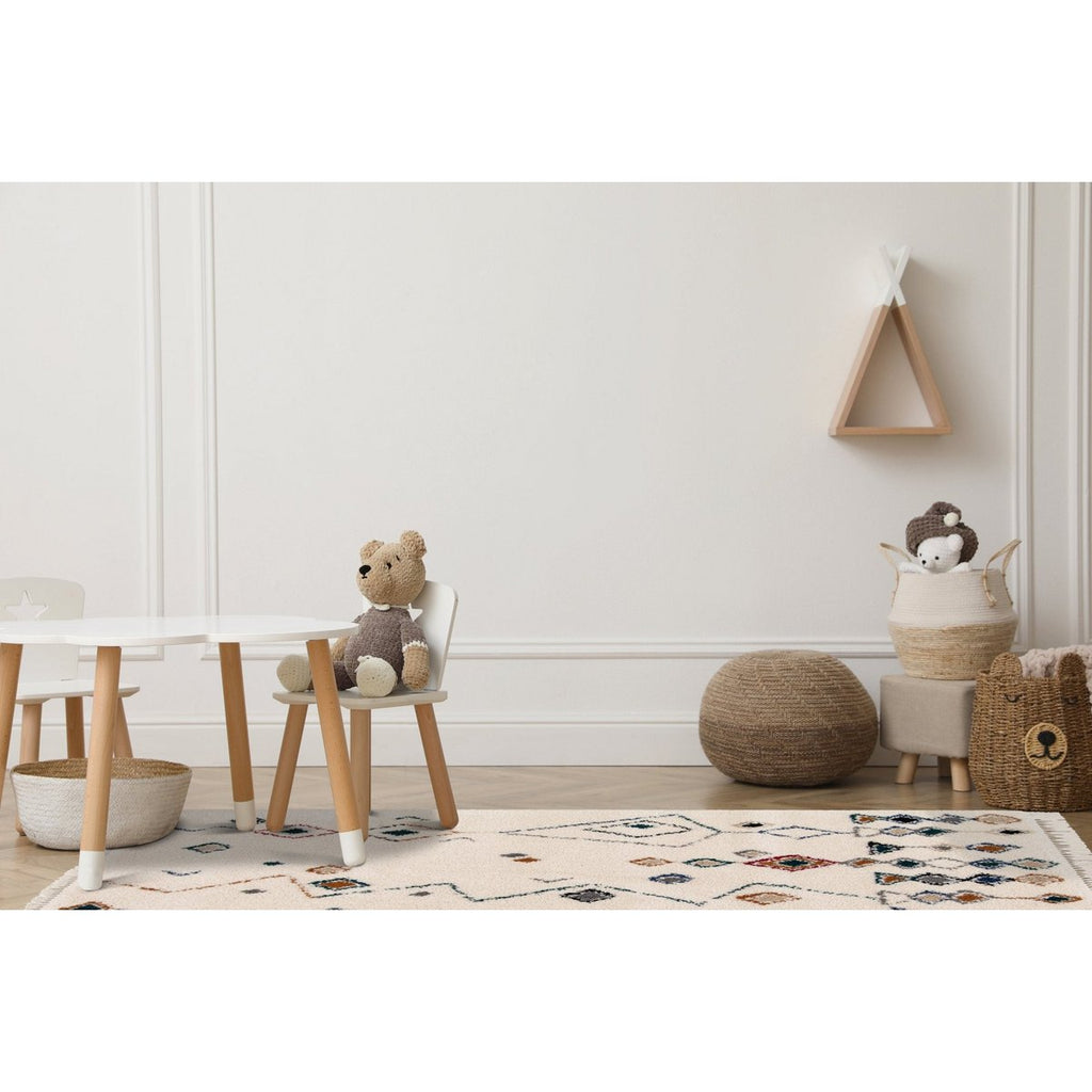 Etnisch tapijt met franjes Inspiratie Bedouine Mogador