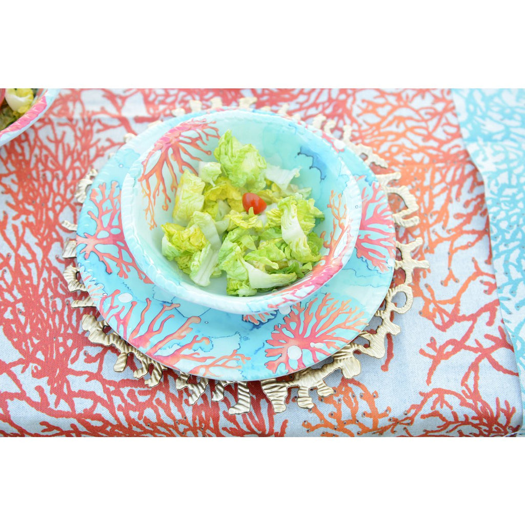 Holle plaat in melamine koraal 20x20x5.5 cm