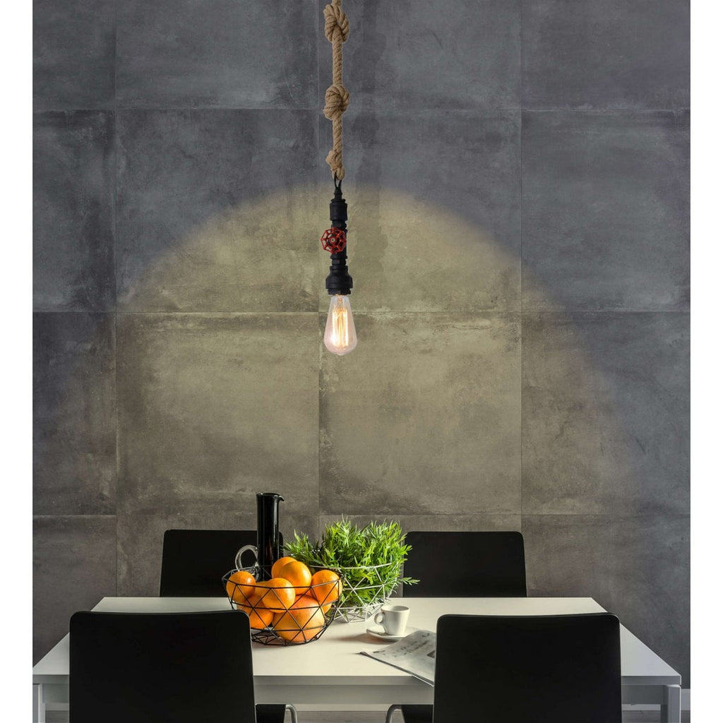Liv · Metalen hanglamp — zwart