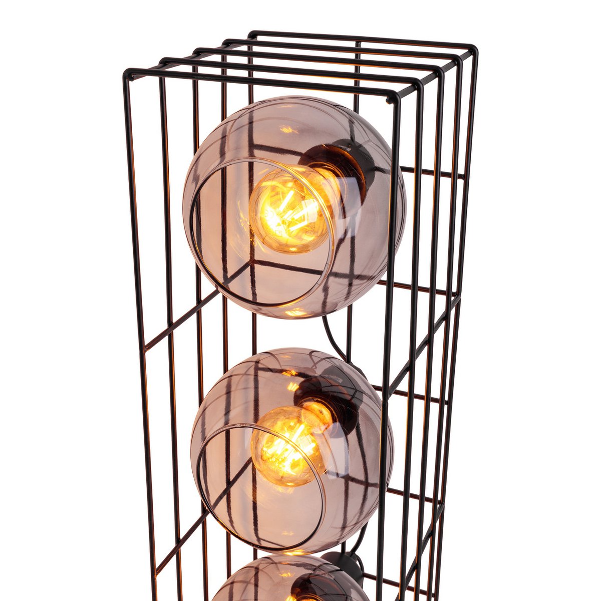 Liv · Metalen vloerlamp — zwart