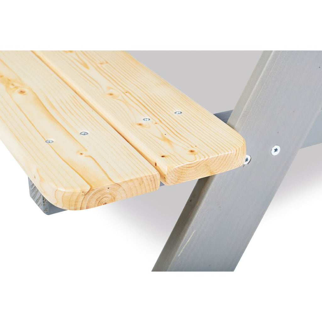 Picknickbank voor kinderen "Nicki For 4", grijs