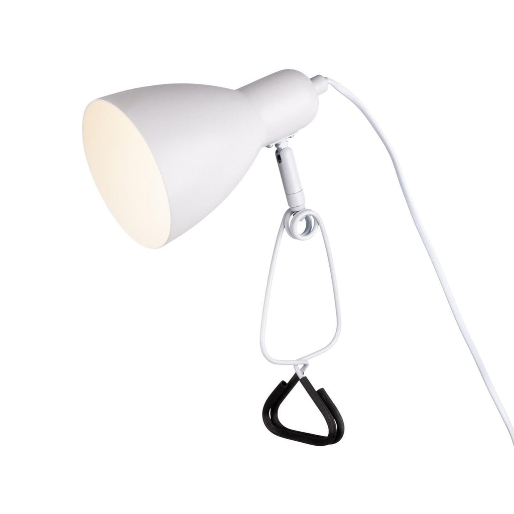Liv · LED-klemtafellamp — 28cm wit