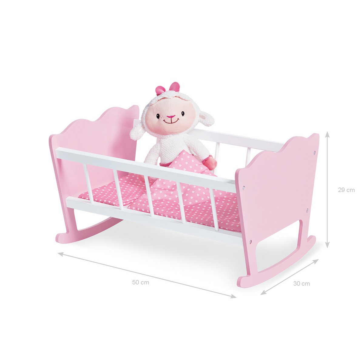 Dolls Cradle "Jasmine", 4 delen
