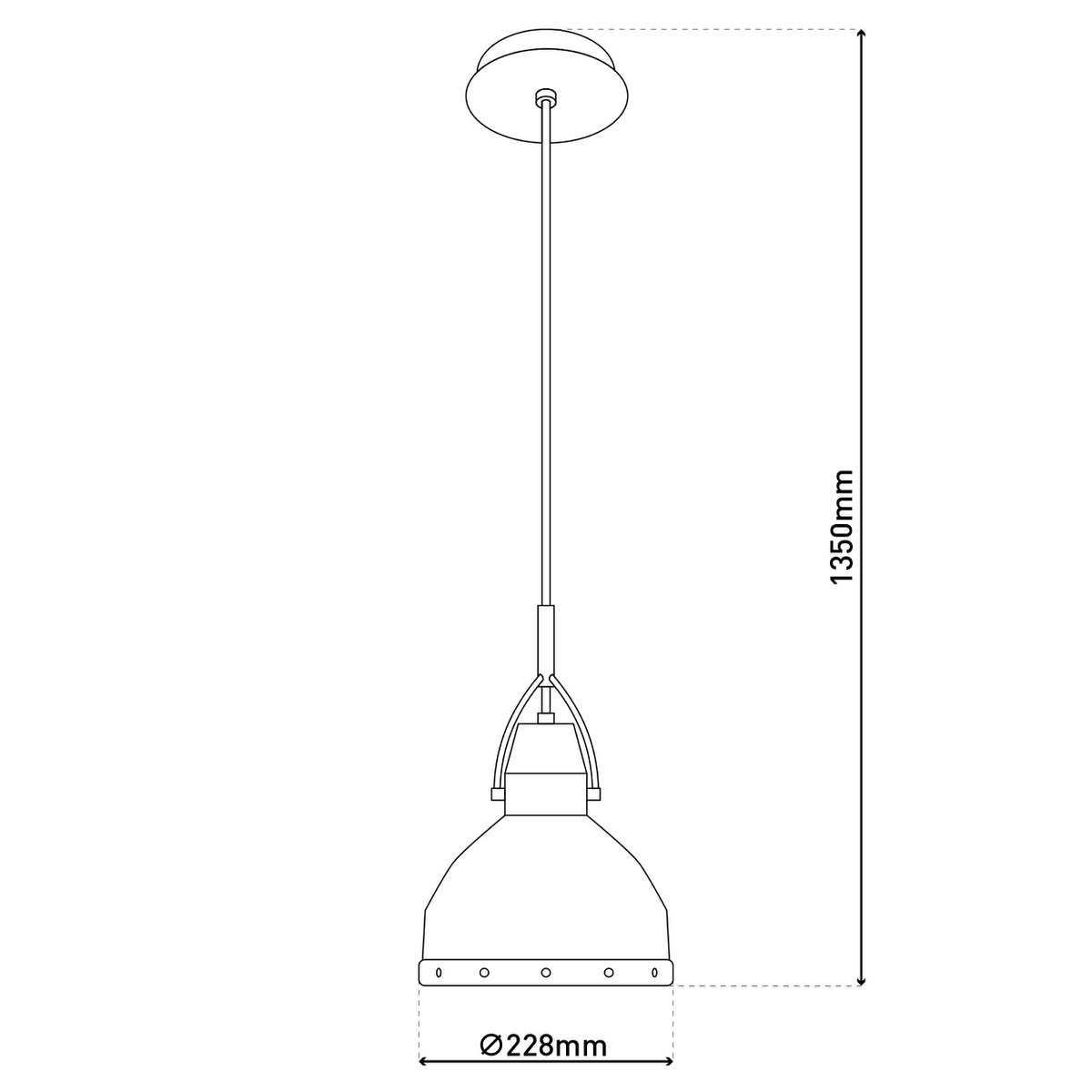 Liv · Houten hanglamp
