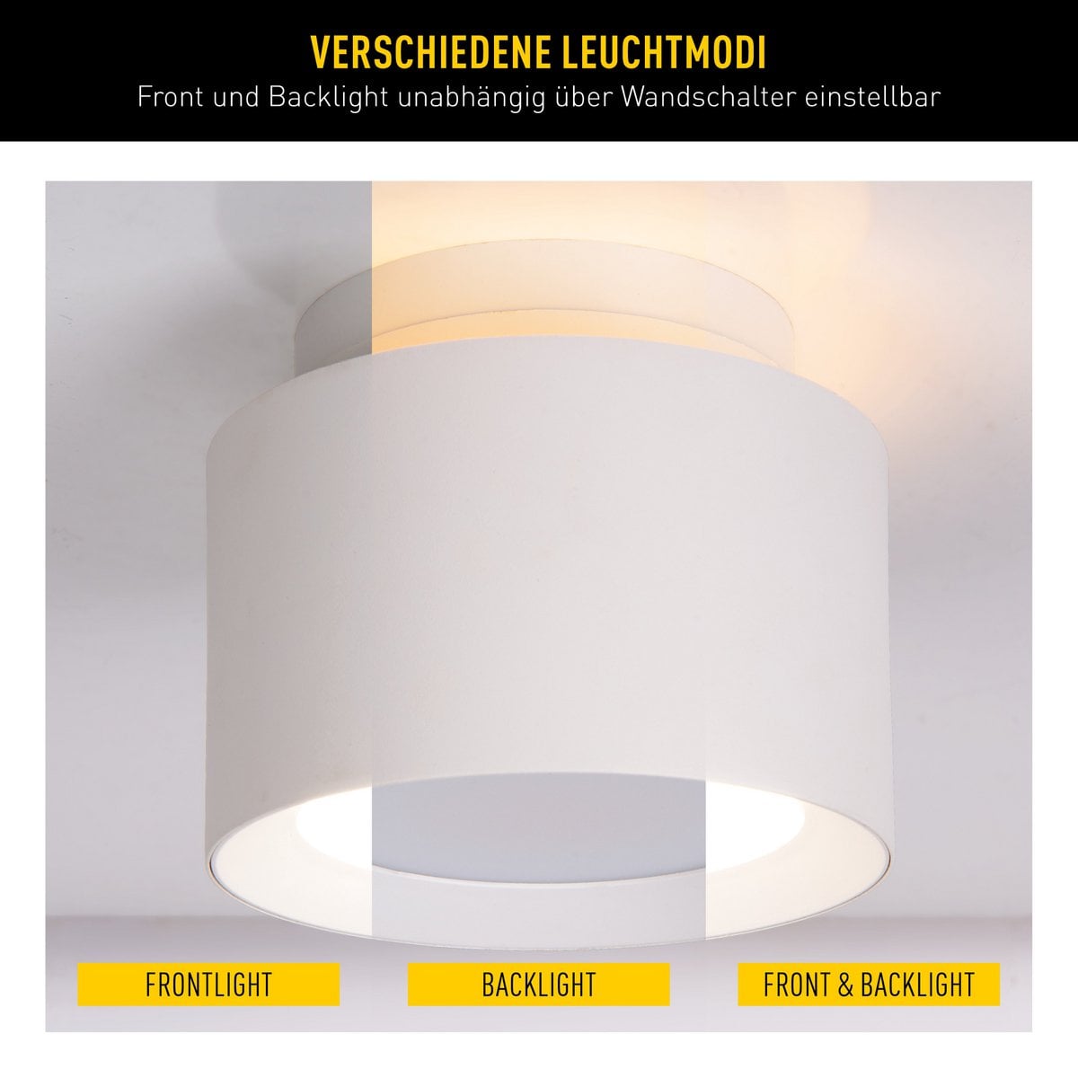 Liv · LED-spot compact — Ø14cm wit