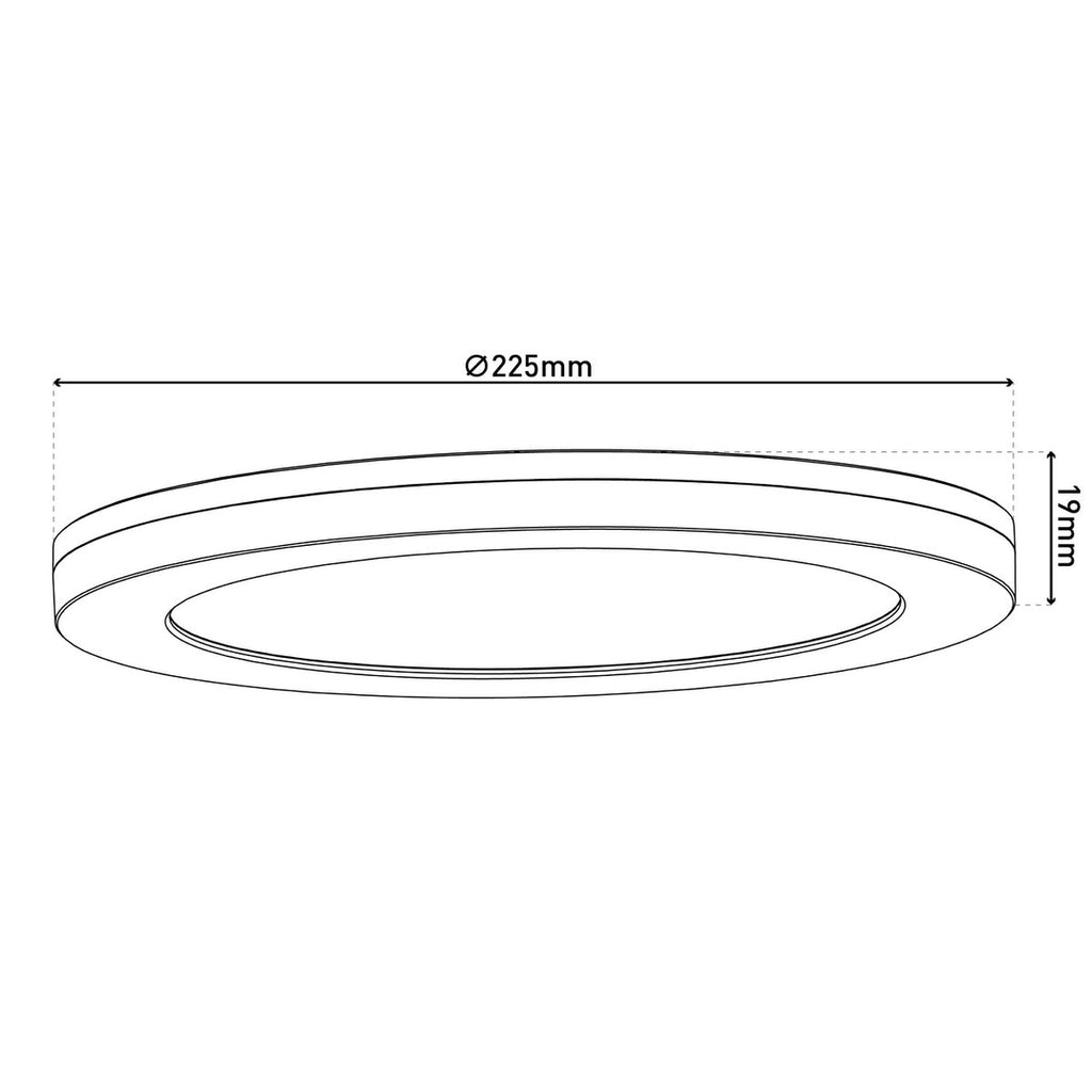 Liv · Metalen plafondlamp — chroom