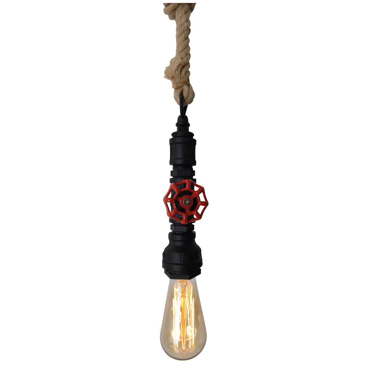 Liv · Metalen hanglamp — zwart