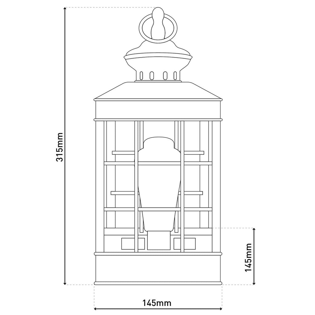 LED Decoratie Solar Light Lantern 31,5 cm hoog, antiek wit, gemaakt van metaal en plastic, LED geïntegreerd, voor buiten