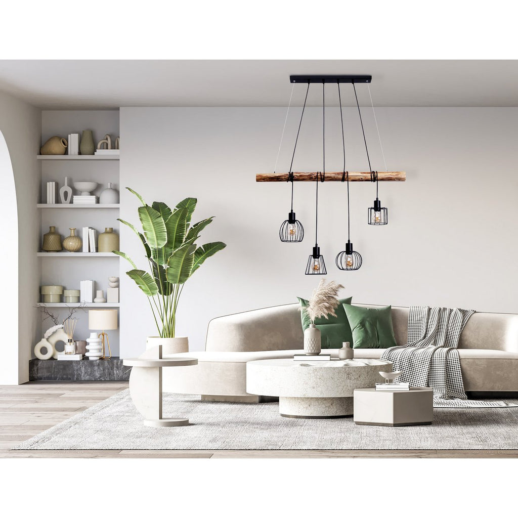 Liv · Keramieken hanglamp — zwart