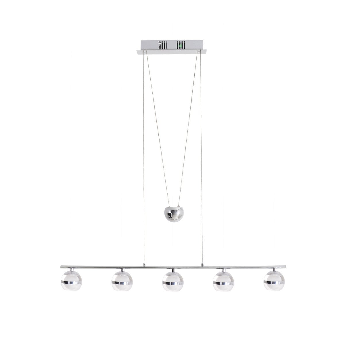 Liv · Roestvrij stalen hanglamp — chroom