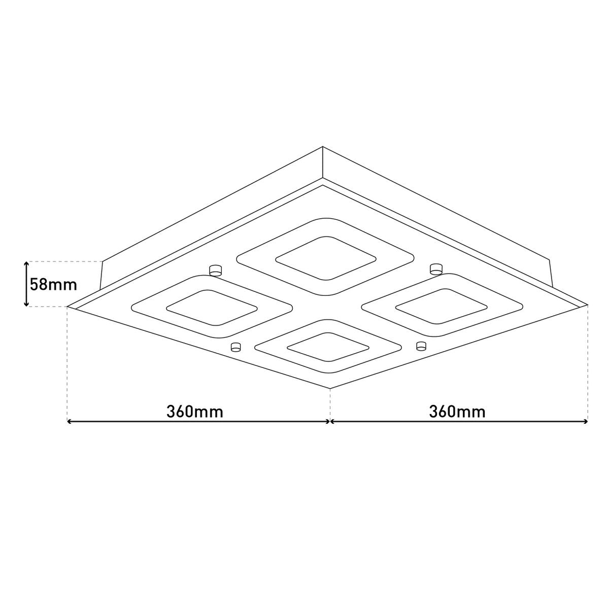 Liv · Houten plafondlamp