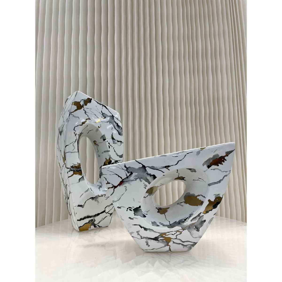 Moderne Keramieken Overdekte Vaas (klein)