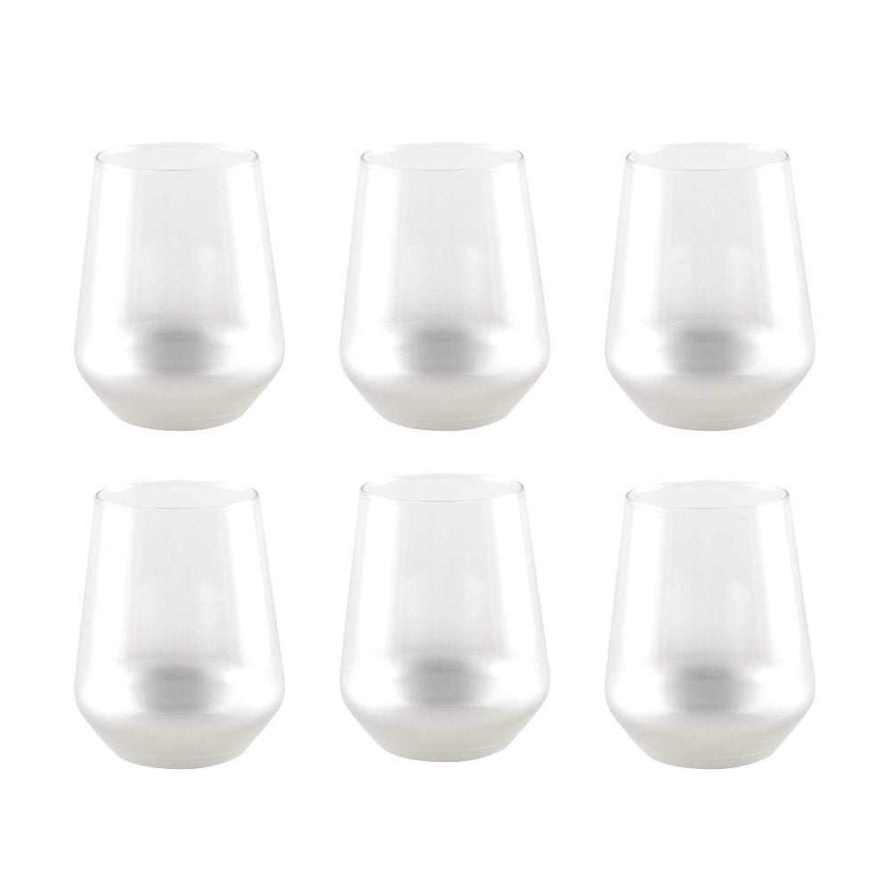 Glow Silver Water -bril - Set van 6