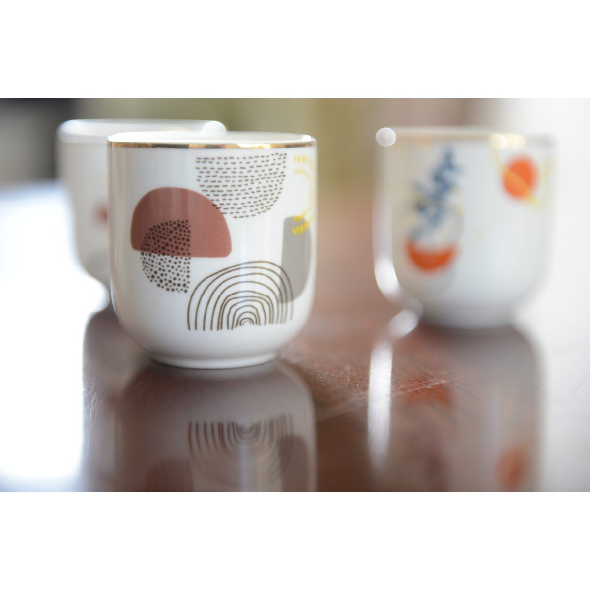 90 ml Art Deco Coffee Cups - veel van 4