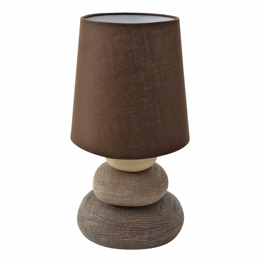 Liv · Houten tafellamp met linnen kap