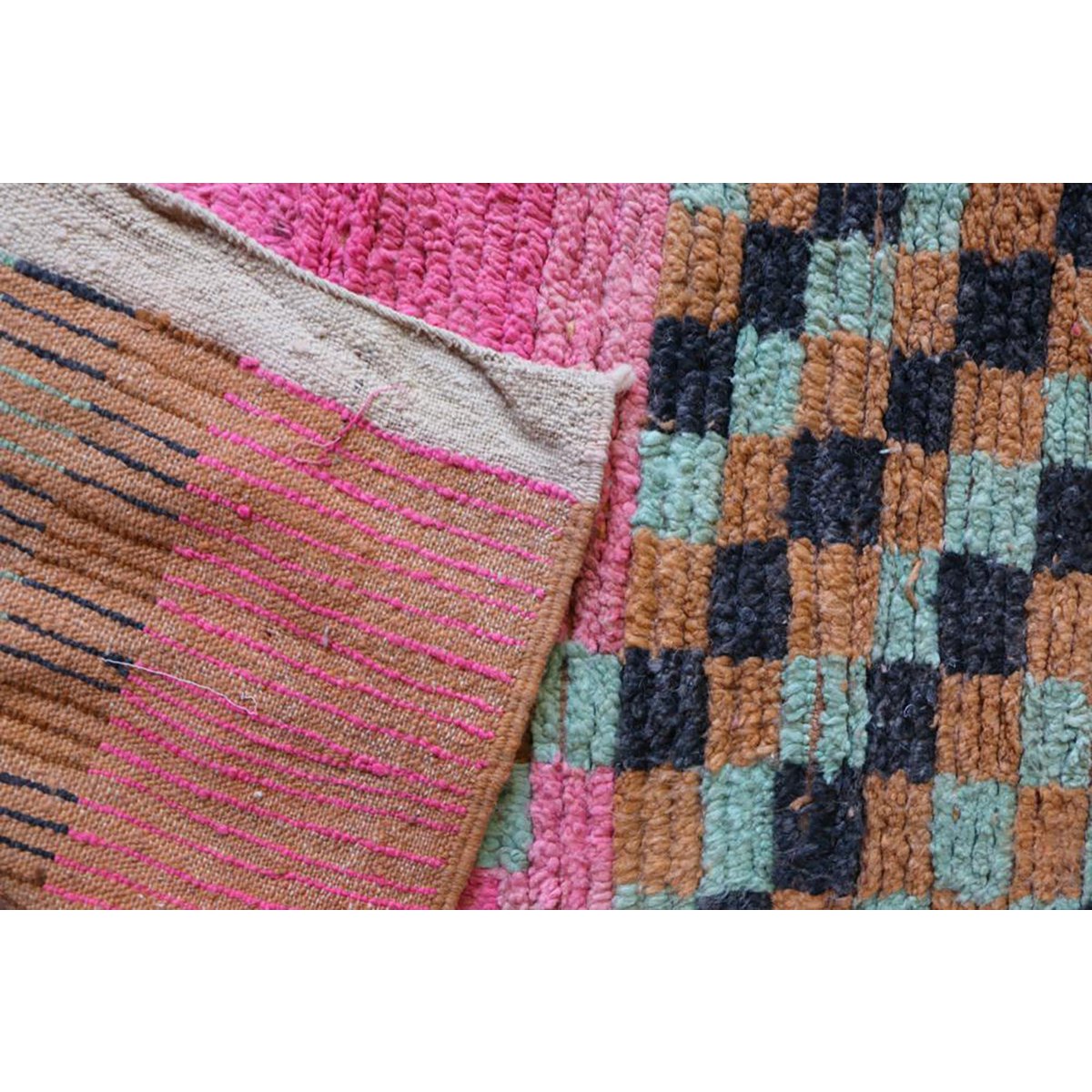 Berber Corridor tapijt boujad gekleurd 78 x 743 cm